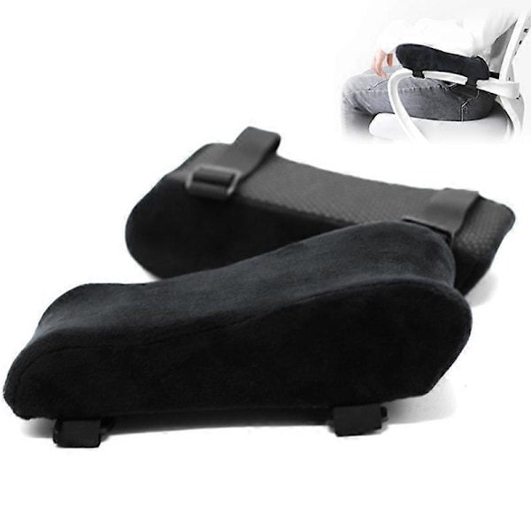 Stol Armstödsdynor Ultramjukt Memory Foam Armbågskudde Stöd Universell Passform för Hem eller Kontorsstol
