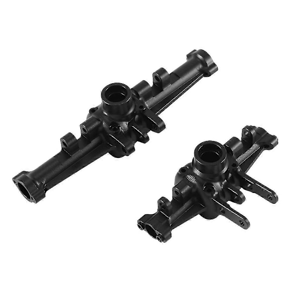 2 stk Metall Fremre Og Bakre Akselhus Med Messing Akseldeksel For Trx4m 1/18 Rc Crawler Bil Oppgradering