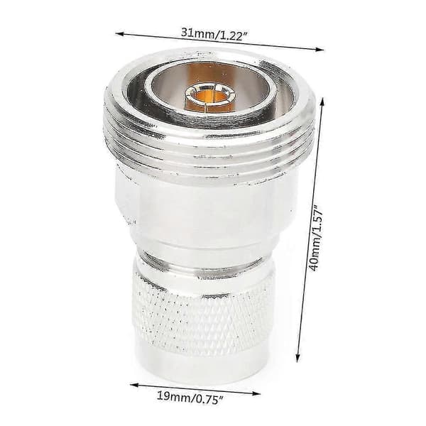 Rf Koaksial Adapter L29 7/16 Din Hun Jack Til N Han Stik