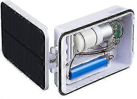 Solcellsdriven Luftpump, Syresättare och Dammluftare Kit