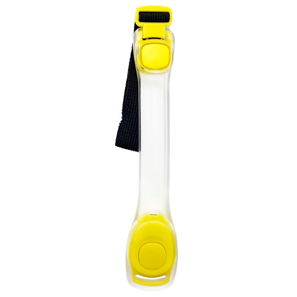 Udendørs sports lysende armbind Natteadvarsel lysende armbind Yellow