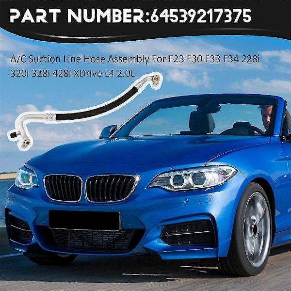 A/C Sugeslange Samling til F23 F30 F33 F34 228i 320i 328i 428i XDrive L4 2.0L 64539217375