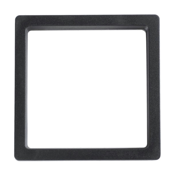 4X Firkantede 3D Album Flytende Ramme Holder Myntboks Smykker Display Utstillingsvindu, 9X9cm (med Base)