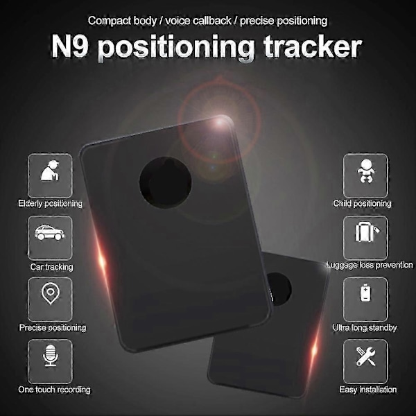 N9 Trådlös GSM Lyssna Audio Bugging Övervakning Röstdetektering Bil GPS Tracker Realtidslyssning Audio Avlyssning