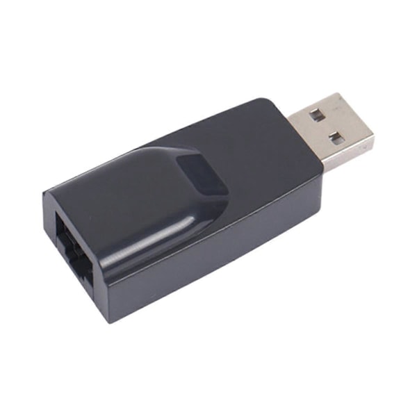 USB til RJ45 LAN Ethernet Adapter 100Mbps USB2.0 Netværkskort Sort