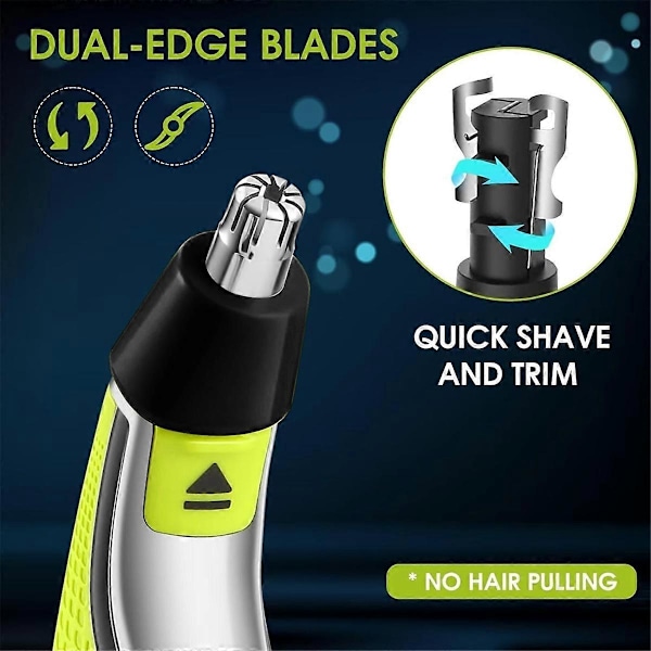 1 stk. Erstatningshoder for nesehårstrimmer for OneBlades QP210