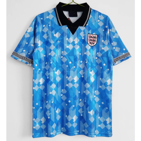 1990 säsong två borta England retro jersey träningströja Beckham NO.7 M