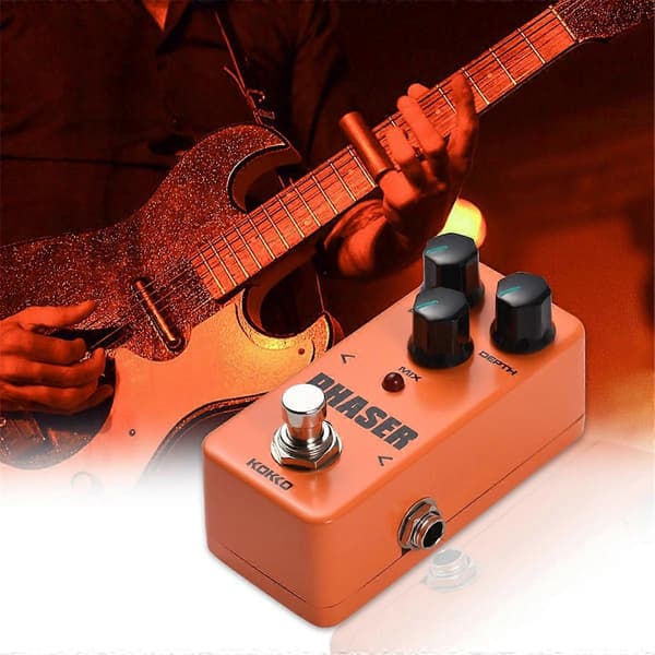 KOKKO Elektrisk Gitarr Effektpedal Analog Phaser Effektpedal True Bypass Phase Mini Single Gitarr P