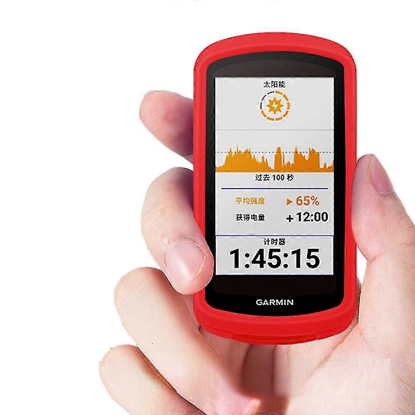 Oranssi Garmin Edge 1040 -sekuntikellon suojus Edge 1040 -pyörän silikonisuojus