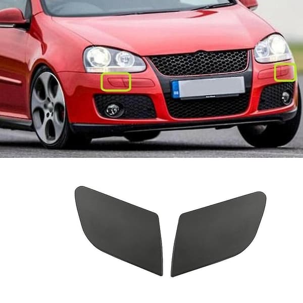 Til Golf V MK5 2003-2009 Frontkofanger Forlygte Vaskerdyse Dæksel