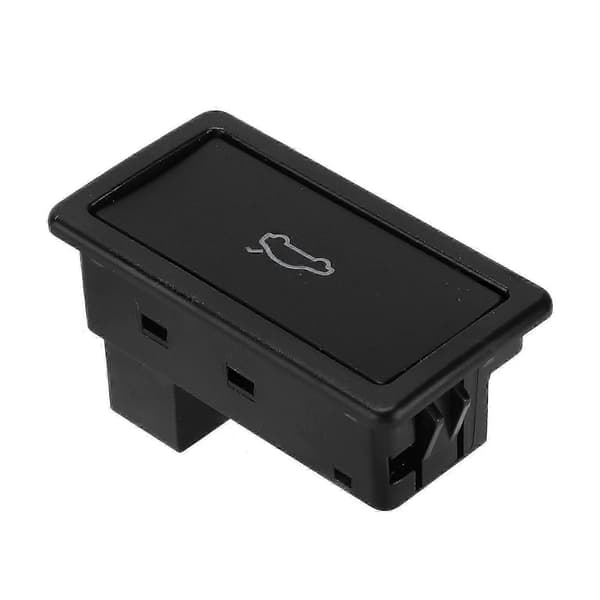 A4 A6 A7 A8 Bakluke Trunk Bryter Trykknapp 3D0959831D - Svart ABS Erstatning