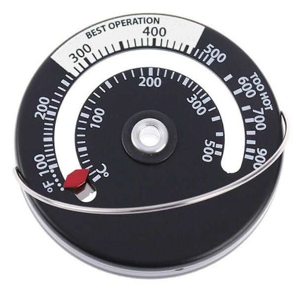 Magnetisk Vedovnsrør Termometer Peis Varme Temperaturmåler