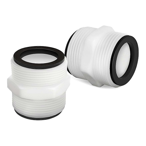 2 Pakke Bassengslangeadapter 1,5 Tommer for Intex Coleman