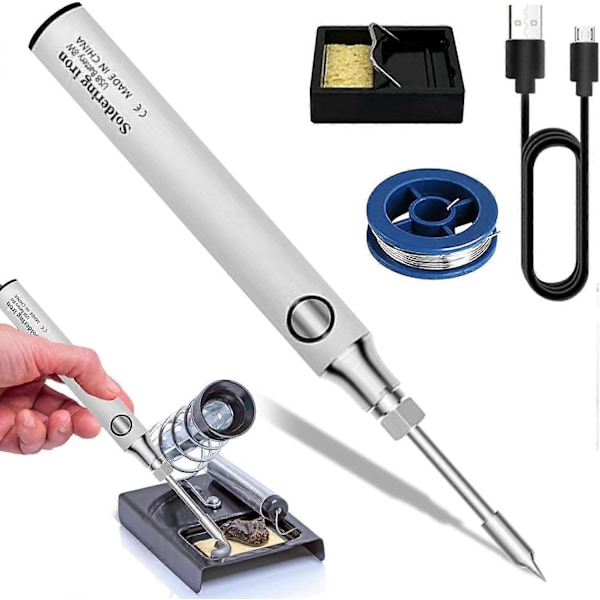 USB Lödkolvsset, Mini USB Lödkolv, 5V 8W Portabel Lödkolvspenna, 8W Justerbara Lödningsverktyg