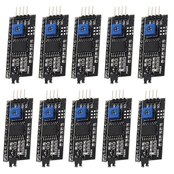 10 STK PCF8574 LCD Display Adapter Modul IIC I2C LCD1602 2004