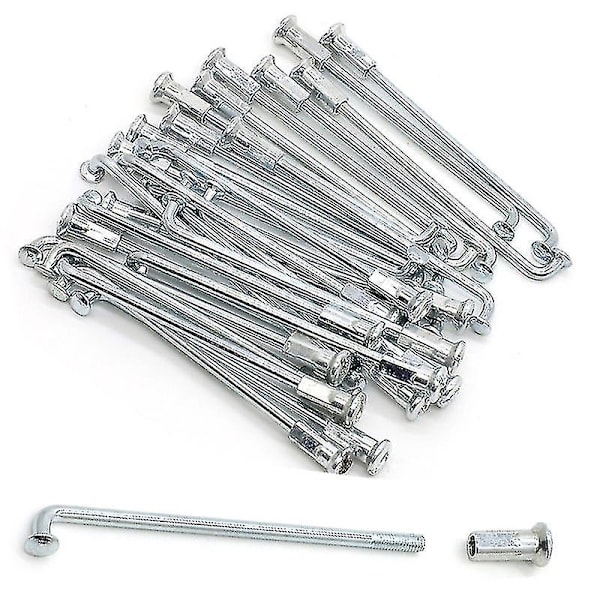 Paket med 28 10\" Bakhjulsekrar Nipplar Set För Honda Xr50 1992-2003 För Crf50 2004- Hjul Ekrar Däck Ekrar