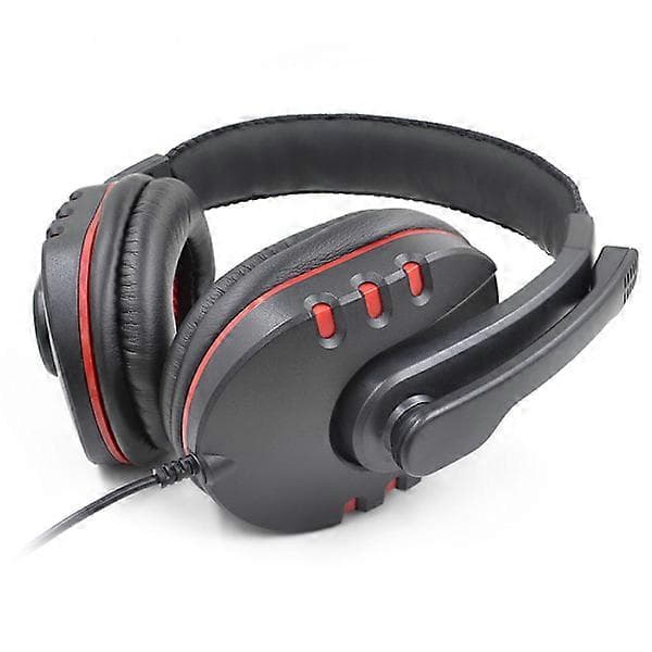 Kablet Gaming Headset til PC PS4 PS5 Xbox One med Støjreducerende Mikrofon, Bas, 3.5mm Laptop Headset, Nintendo Switch/PS