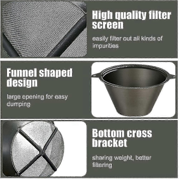 30 st Paintfilter 100 mm Plastfärgssil med Fint Nylonnät Återanvändbar Industriell Nylon Me
