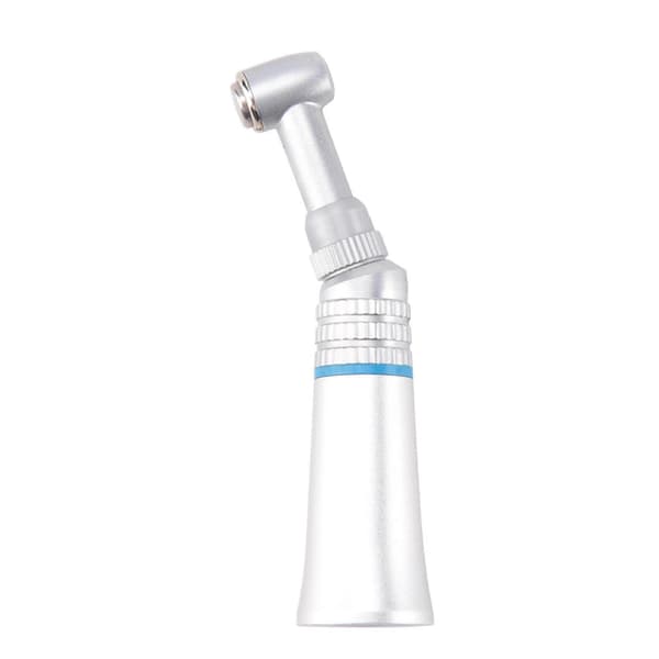 3X Dental Handstycke Långsam Typ Låghastighets Tryckknapp Handstycke Kontravinkel Handstycke Latch Bur Silver