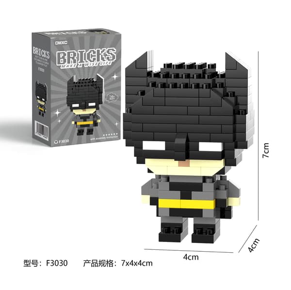 Marvel Avengers Kompatibla Diamond-Block Byggleksaker – Samlarbara Mini-figurer i Blind-Box Stil 9