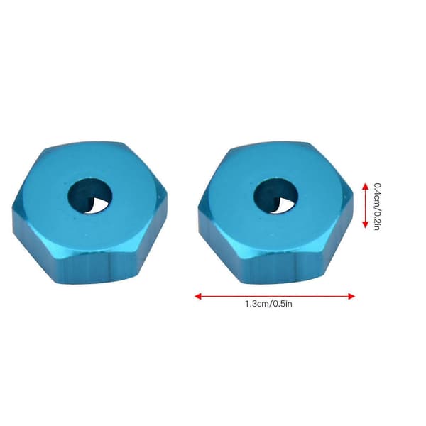 Hjul Hex Hub Drive Adapter 7mm til 12mm til WLtoys Modelbil