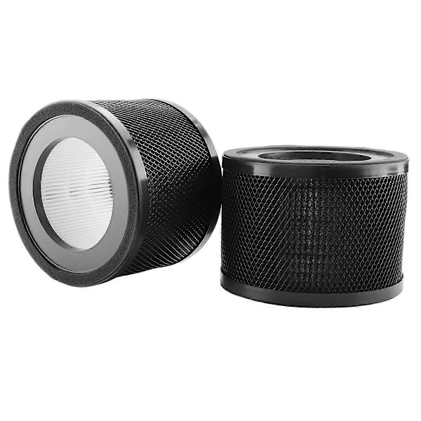 2-pack Ersättnings 3-i-1 HEPA Luftfilter Kompatibla för TaoTronics TT-AP001 / VAVA VA-EE014 Luftrenare