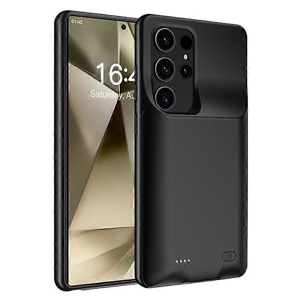 Til Samsung Galaxy S25Plus TPU Oplader Etui 6500mAh Batteripakke Genopladelig Powerbank S25Plus
