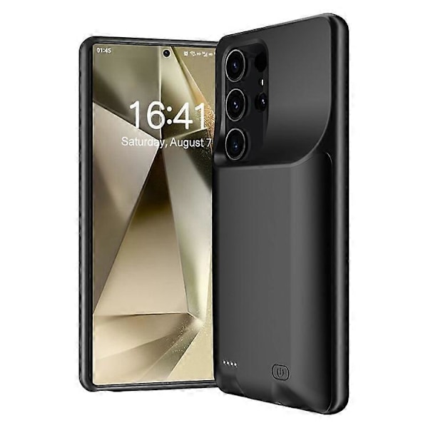 Til Samsung Galaxy S25Plus TPU Oplader Etui 6500mAh Batteripakke Genopladelig Powerbank S25Plus