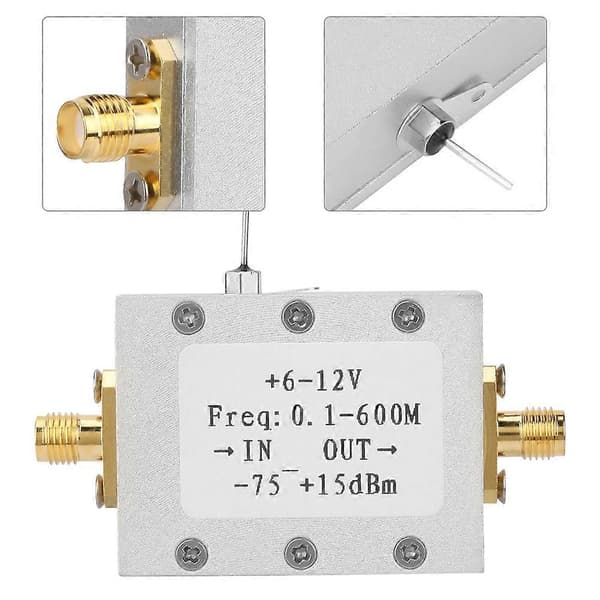 RF Effektmåler Logaritmisk Testdetektor 0.1-600M -75~+15dBm Modulkasse
