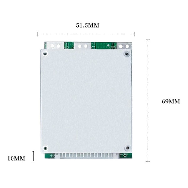16S 60V 20A Suojalevy Li-Ion Litium 18650 Akku BMS PCB Suojalevy tasapainotuksella