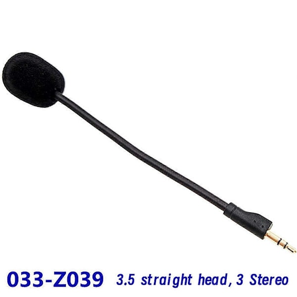 Erstatnings 3.5mm Mikrofon Mic for Logitech G Pro X Spillheadset Gaming Hodetelefoner Mic