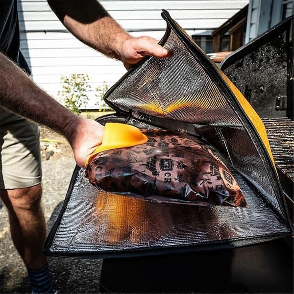 BBQ Tæppe Isoleret Kød Hvilepose Genanvendelig Foldbar, 2 stk