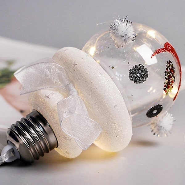 Hehkuva LED-lumimiespallo joulukoristeeksi joulukuuseen