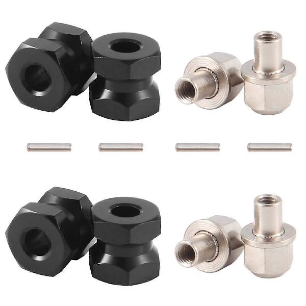 12 mm kuusiokoloavain pyörän navan adapteri 12 mm jatko yhdistäjä kytkin musta