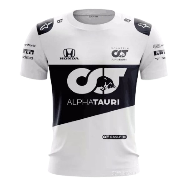 2023 sommar F1 racing kostym stilig kortärmad T-shirt för män XL