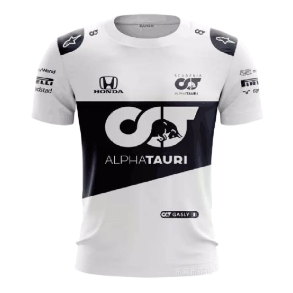 2023 sommar F1 racing kostym stilig kortärmad T-shirt för män XXL