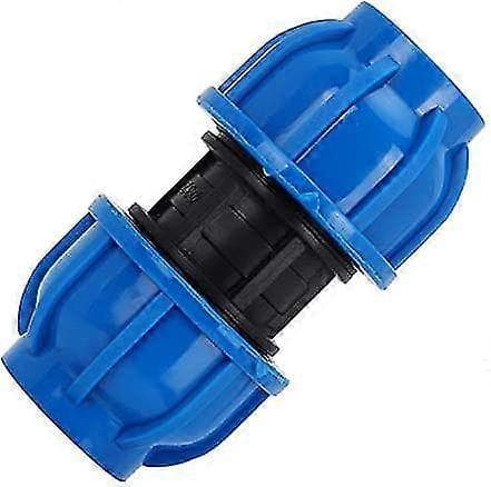 2 stk. PE Plastik lige Connector 32mm til 32mm Vandrørsadapter lige Fitting