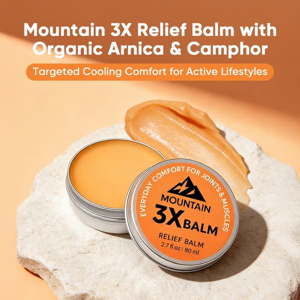 Mountain 3X Relief Balm Ledlindrende Creme (Køb mere for større rabatter) 2