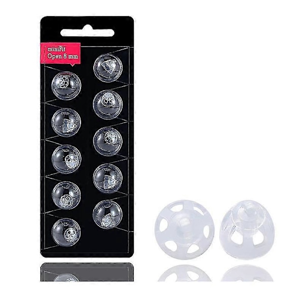 Dome til Oticon Minifit Bass 8mm Åben (3 stk.), Oticon Tilbehør Universal Dome