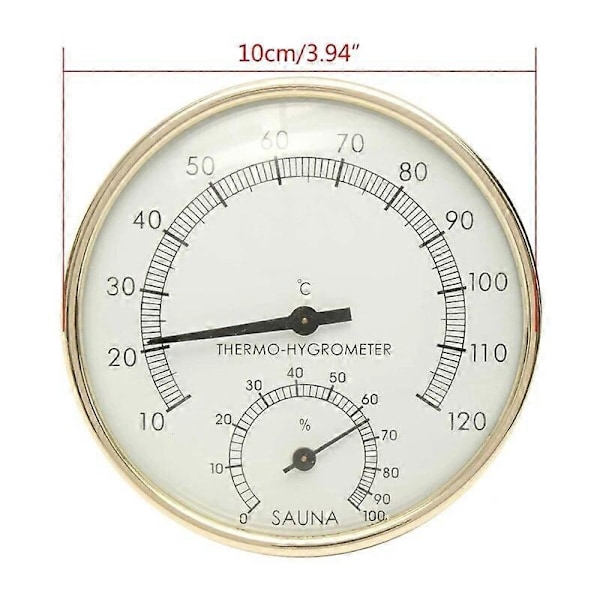 Bärbar Saunatermometer Digital Saunarumstermometer Hygrometer Saunatemperaturtermometer Saunarumsmätare