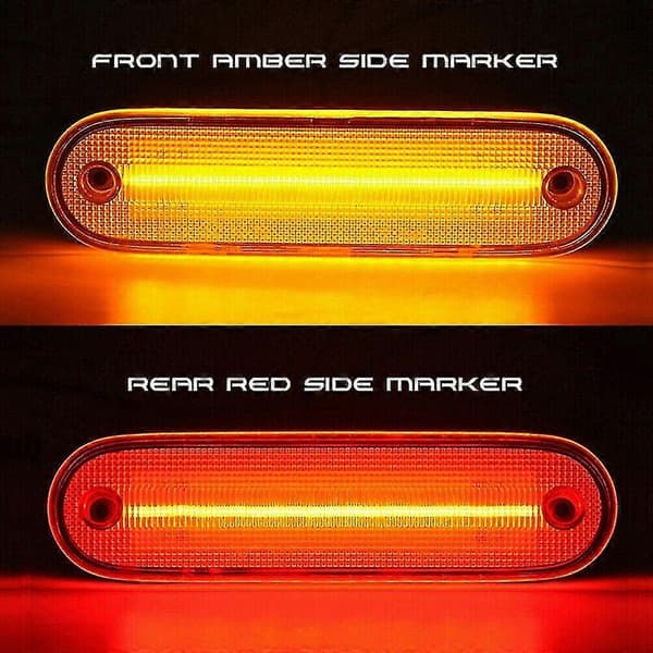 4x LED Side Lys Røget Linse Foran Bag Blinklys Blinklygte Til Mx-5 Mx5 Miata 1990-20