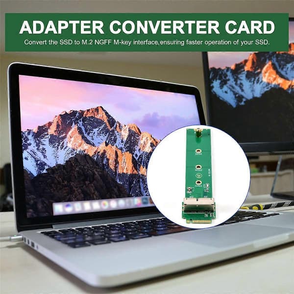 SSD til M.2 NGFF Adapter Konverteringskort for 2013 2014 2015 Apple Macbook Air Mac Pro SSD