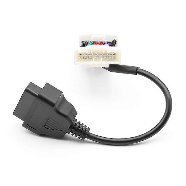 Tesla-malleille Model 3 Y -liitinadapteri Obd - Obd2 16-nastainen autoskannerityökalukaapeli 1 kpl musta