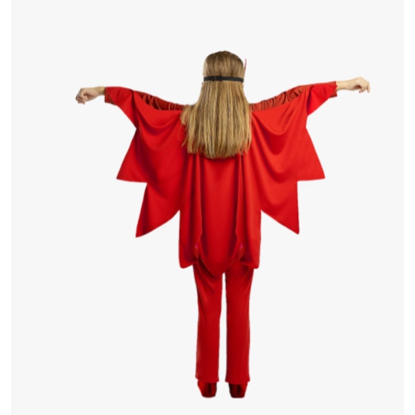 Halloween Pyjama Man anime kostym Masked Man anime kostym cosplay kostym red M