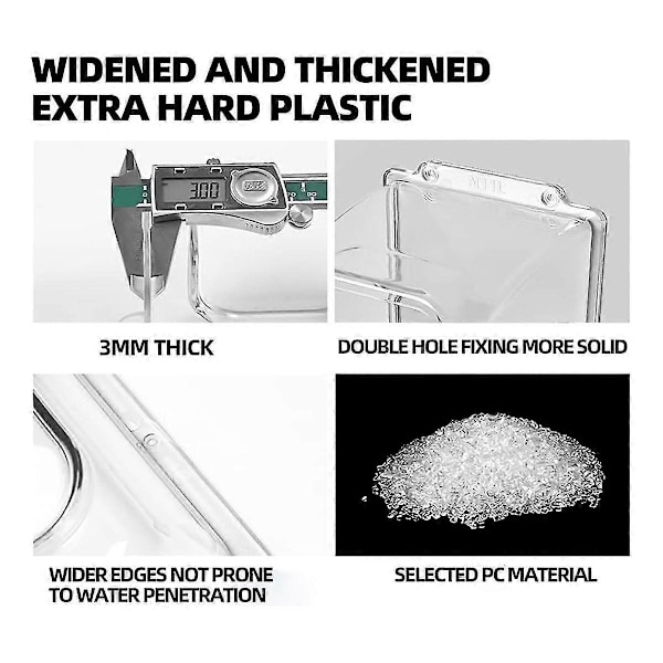 Lämplig för PC-plast Förlängd Dörrklocka Regnskydd, Transparent Dörrklocka Vattentätt Skydd Väderbeständigt Skydd - FO SHAN RAN WANG