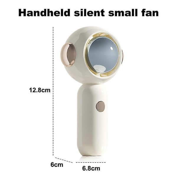 Håndholdt mini ventilator USB opladning mini ventilator-skrivebordsventilator-støjsvag mini ventilator