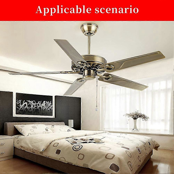 Loftventilator Træk Kontakt, ZE-208S E89885 3 Hastighed 4 Lednings Ventilator Kontakt Træk Kæde Ledning Kontakt Ventilator Lys S