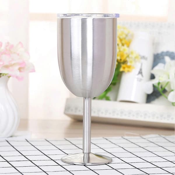 10 Oz Dobbeltvægget Isoleret Cocktailglas med Låg til Kolde Drikke White