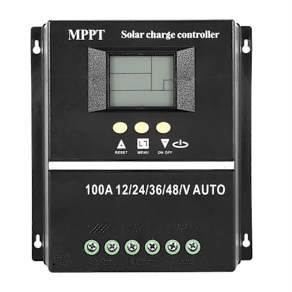 PWM 12V 24V 36V 48V AUTO Solpanel Ladecontroller Solar PV Batterioplader med LCD MPPT Solar