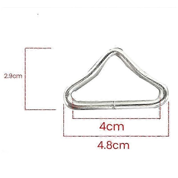 20 Set Trampolinfjäderspänne Triangelringar Spänne